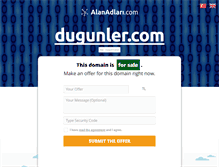 Tablet Screenshot of dugunler.com